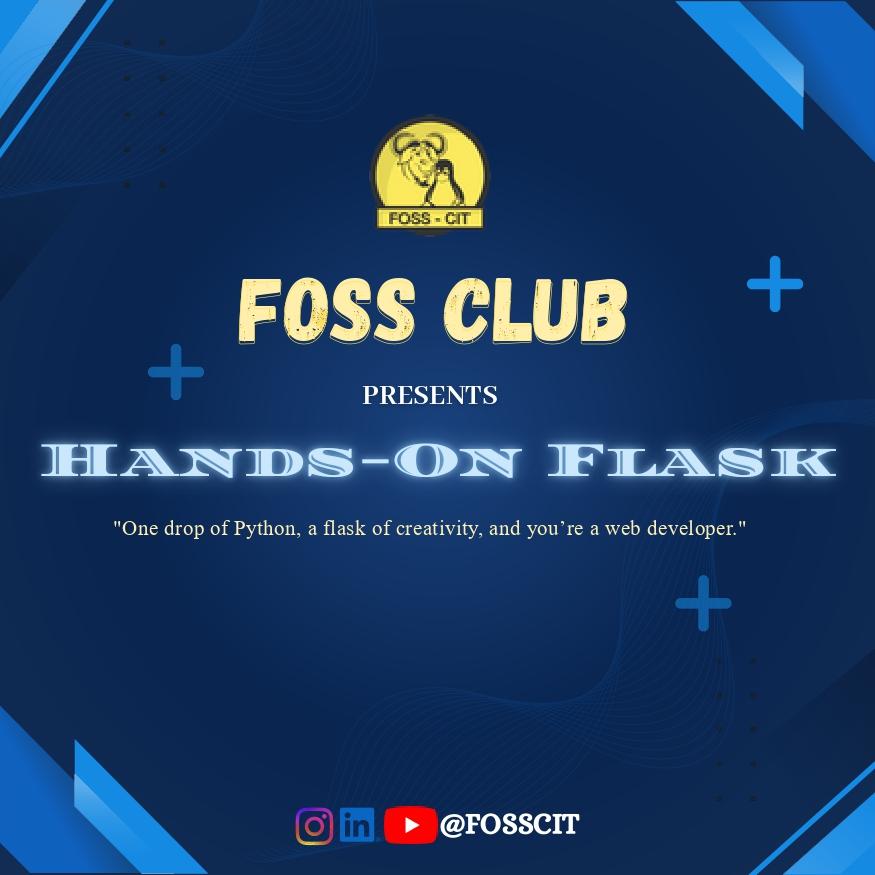 HANDS ON FLASK event banner